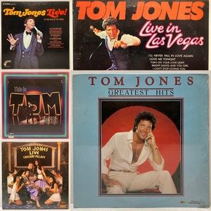 TOM JONES 5 record set